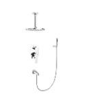 Three outlets round concealed shower set | lav014