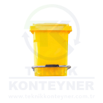 50 LT Plastic Trash Can (With Metal Pedal)