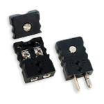 Connector plug + Coupling jack Standard | Solid pins (CSP-CSJ)