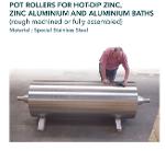 Pot roller for hot dip zinc & stabilizing roller