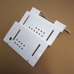 Laser Cutting steel plate Parts+white powder coated