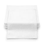 Hotel Face Cloths - Twisted Yarn - Plain White - 100% Cotton - 450gr