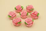 Set Of Confectionery Ornaments Rose Average Pink 