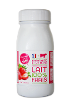 PRIVATE LABEL Sterilized UHT Strawberries Flavour milk 250 ml