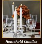 HOUSEHOLD CANDLES 