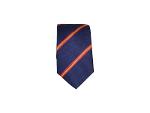 Tie blue for men microfiber 150 x 7 cm - blue red yellow red