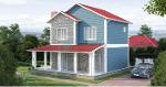 Two Story Steel Frame Home -137m²