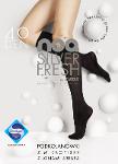 Ladies microfibre knee-high socks with silver ions producer