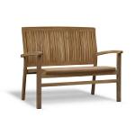 wooden garden bench teak 120x48x92 cm