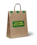 kraft wine  paper bags with protected seal 