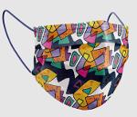 Medizer Mouds Series Meltblown Cubism Patterned 3 Ply Mask