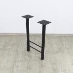 Double H steel legs for tables