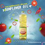 Refined deodorized bleached winterized sunflower oil 1 L PET