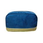 2022 Trend Velvet Soft Fabric Waterproof Lady Toiletry Pouches Make up Bags