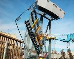 Overhead manipulators for assembly lifts or assembly cranes