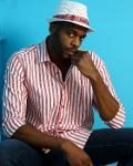 Red White Striped Slim Fit Cotton Men's Shirt