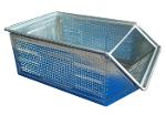 Perforated Semi-open front sheet steel storage boxes