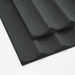 Black Dyed Standard Fluted MDF Panels