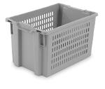 Box with solid base and perforated walls