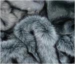 Fox and Mink imitation in grey colors