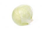 White cabbage, halved or quartered