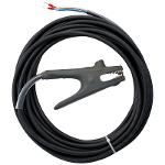 Straight Grounding Cable with Clamp, for EKX-4 (2-pole)