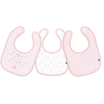 Set of 3 Hippo Dreams PINK cotton droves