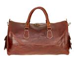 Cow leather duffel bag