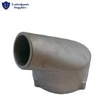 OEM aluminum elbow pipe connector lost-wax casting parts