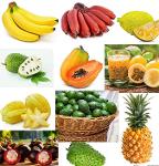 Fruits -Passion Fruits/Pineapple/Papaya/Banana