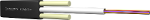 IK/D2-T (flat) - aerial optical fiber cable