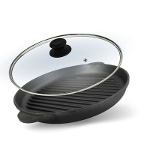 Cast iron brazier with cast iron lid 300 x 60 mm