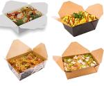 PAPER TAKEAWAY LUNCH BOXES