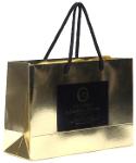 Luxury Hand Made Gold Paper Bag