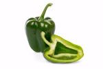 Bell pepper, halved with stem