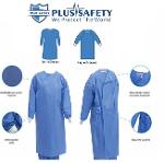 SMS Blue Sterile Disposable Surgical Medical Gown 