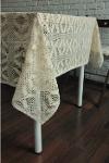 Cotton lacy tablecloth