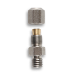 Brass compression-type fitting