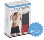 US POLO ASSN.80097 3Pcs Pack Boxer