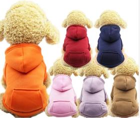 Soft fleece custom design warm dog pet clothes