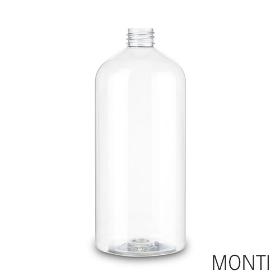 rPET bottle MONTI (500 & 1000 ml) / made of recyclate