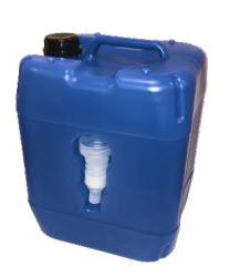 Canister 18 L with funnel