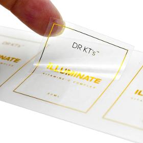 Custom Transparent or Clear Stickers and Labels
