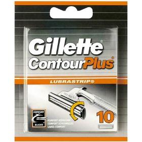 Gillette Contour Plus Cartridges Men’s Razor Blades 10 Refills