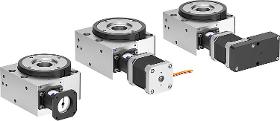 Rotary stages with coaxial electric drive high load
