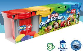 4 Colors X 100 Gr Play Dough