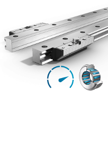 Linear Guides Type Fdh-R Pair Of Single Rails And Pair Of Roller Shoes Highly