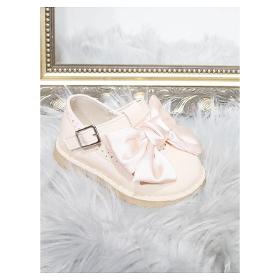 Children Bow Flat Wedding Party Flat Shoes