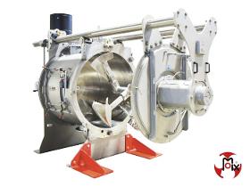 Mixer with fully extractable rotor shaft