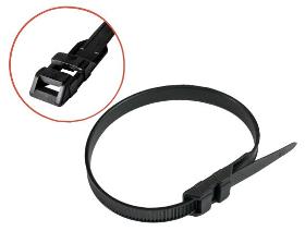 Plbd1 Black Double Head Nylon Cable Ties 6.6